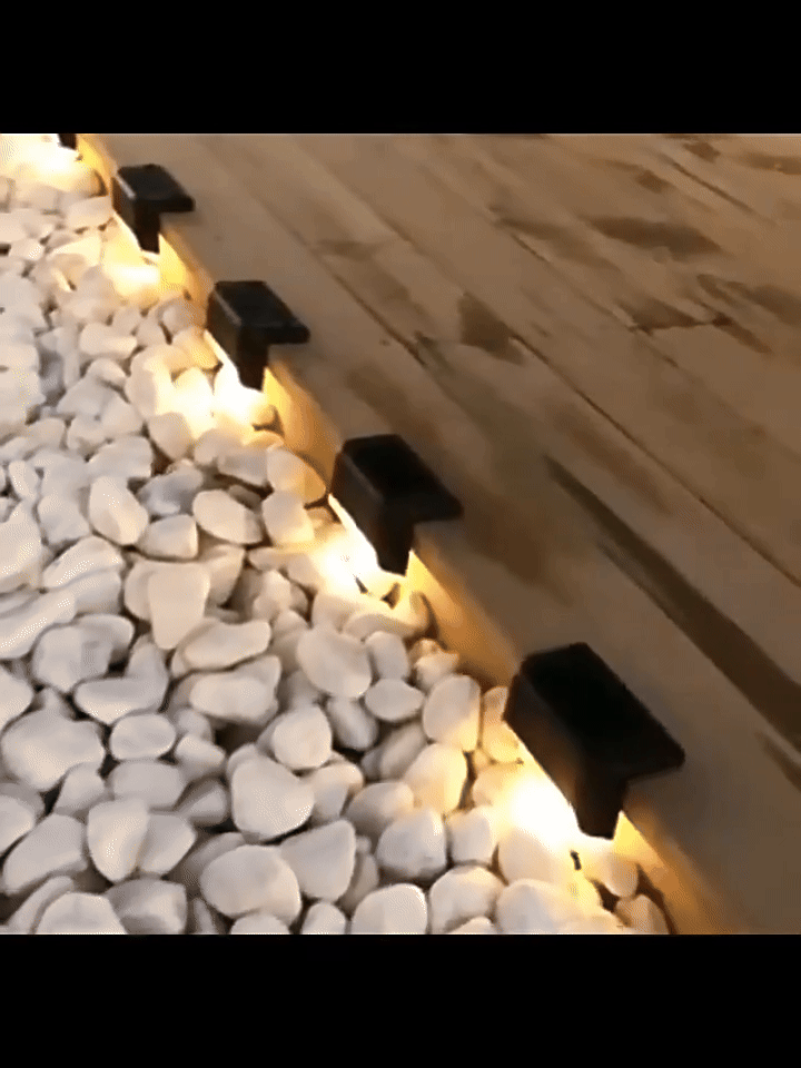 Solar Motion Sensor Wall Light Bright LED Outdoor