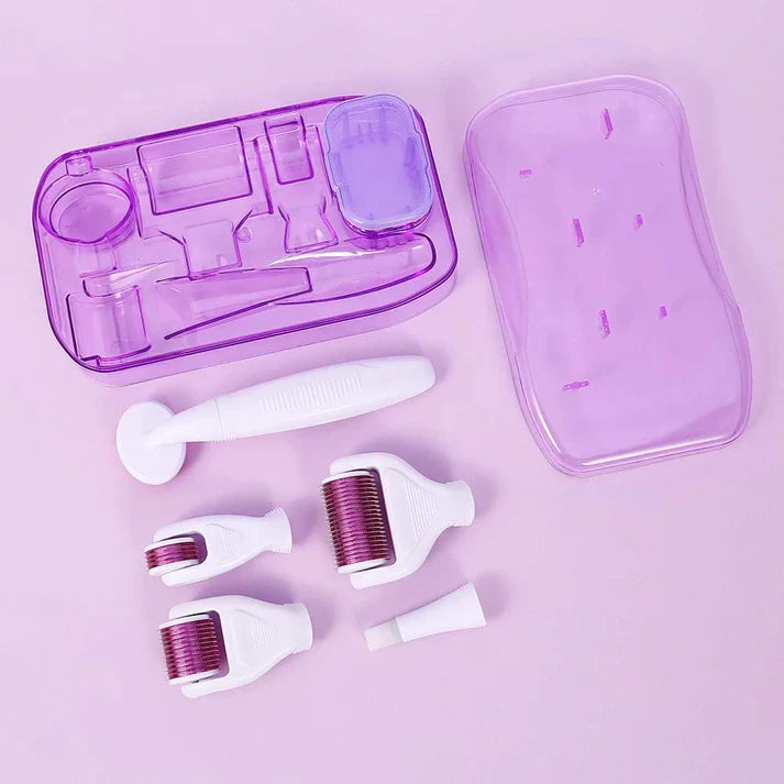 6-in-1 Microneedling Derma Roller Kit