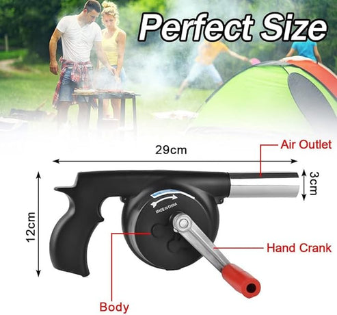BBQ Fire Starter Electric Blower Lightweight Air Fan
